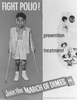 James Clark Allen, March of Dimes poster child; 1955